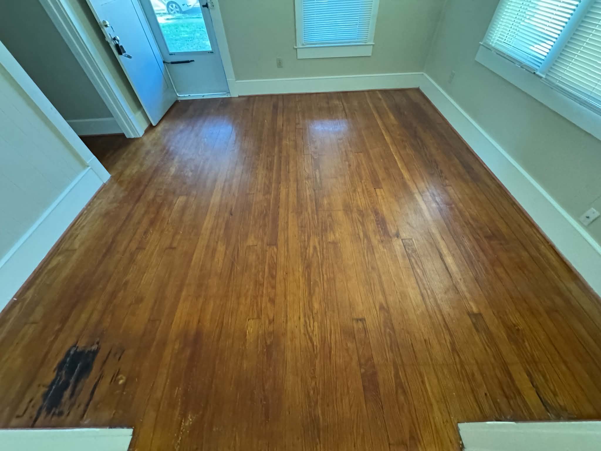 Room with hardwood floors