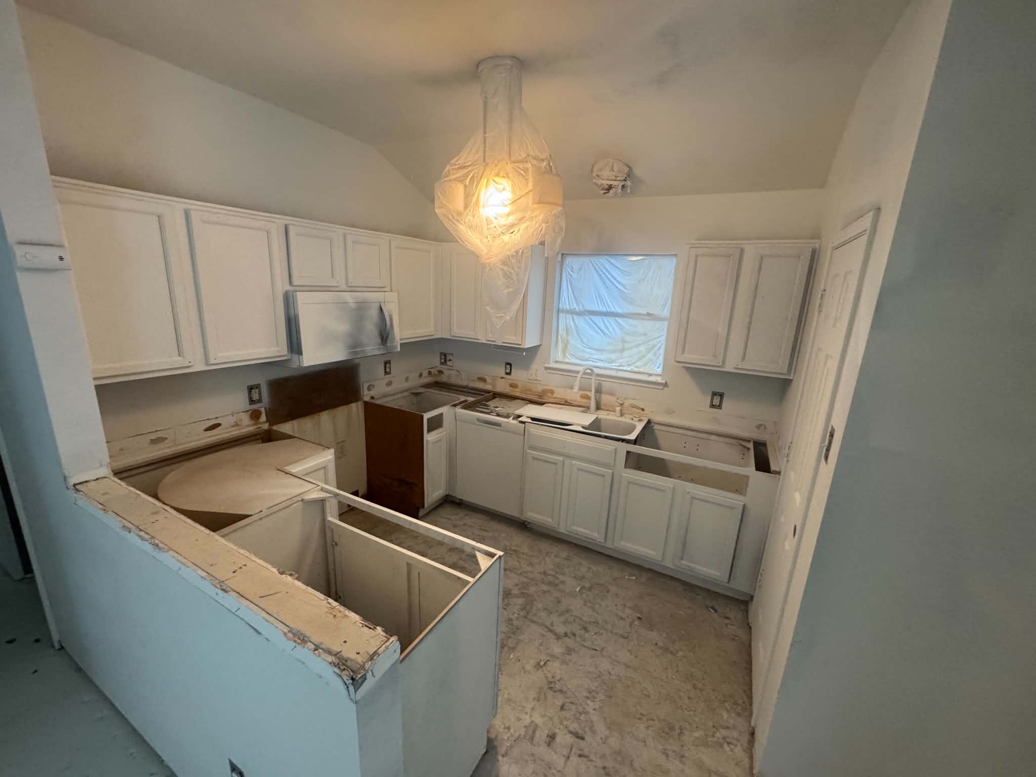 Kitchen remodel in progress